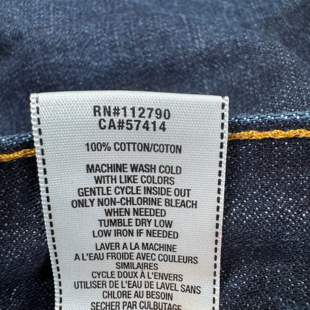 True Religion Men's 34 Ricky Cut Off Denim Shorts Horseshoe Flap Pocket Made USA